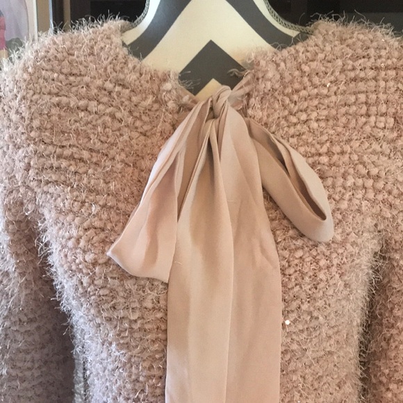 Jennifer Lopez Small Pink Eyelash Knit Sweater - Picture 2 of 4